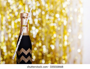 Mini Sparkling Wine Bottle Wedding Favors Stock Photo 335018468 ...