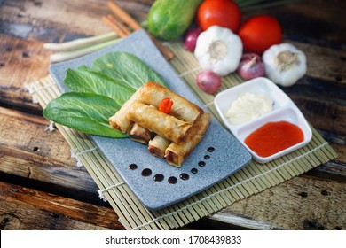 Mini Springroll Mix Chicken And Vegetables