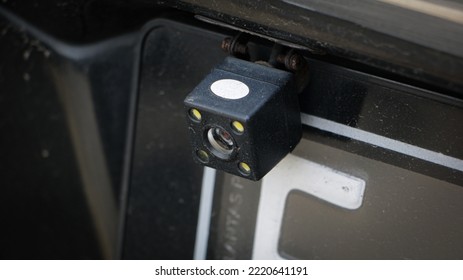 Mini Spy Camera In Back Black Car