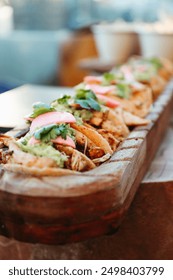 Mini Tacos as an appetizer 