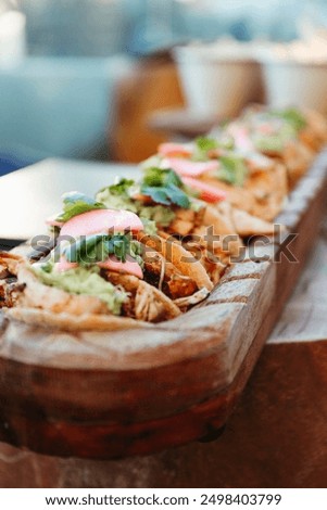 Mini Tacos as an appetizer 