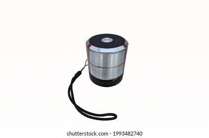 Mini Usb Chrominance Speaker Isolated On A White Background