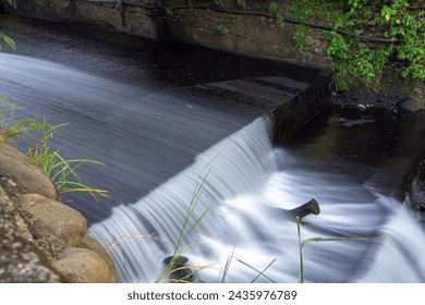 Mini waterfall in the forest