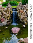 Mini Waterfall in Park
