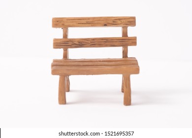 mini wooden bench