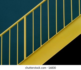 A miniamalist stair case image.