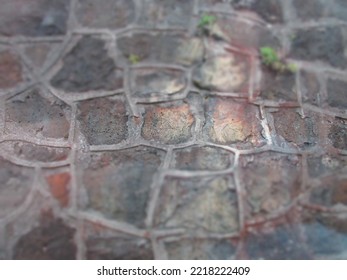 A Miniature Effect On A Closeup Of A Stone Wall