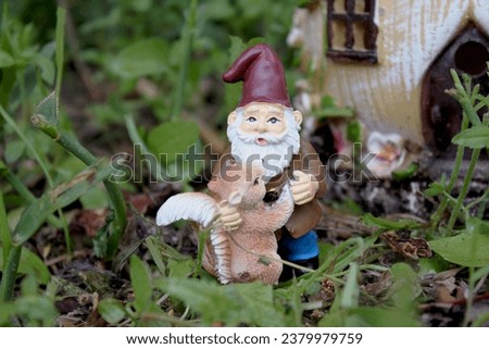 Miniature Gnomes for Outdoor Fairy Garden Model Gnome Display