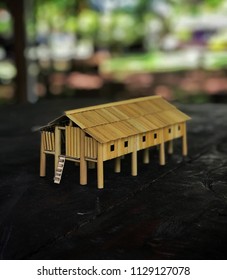 Miniature House Traditional House Native Rungus Stock Photo Edit Now 1129127078