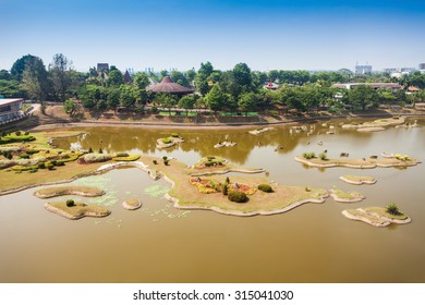 The Miniature Of Indonesian Archipelago In The Taman Mini Indonesia Park.