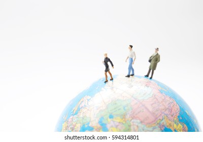 Miniature people, businessman and woman
 - Powered by Shutterstock