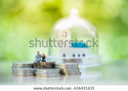 miniature people small couple