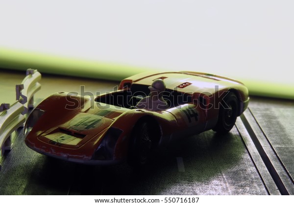 Miniature racing car model. Miniature racing car\
model. Kids racing car\
toy.