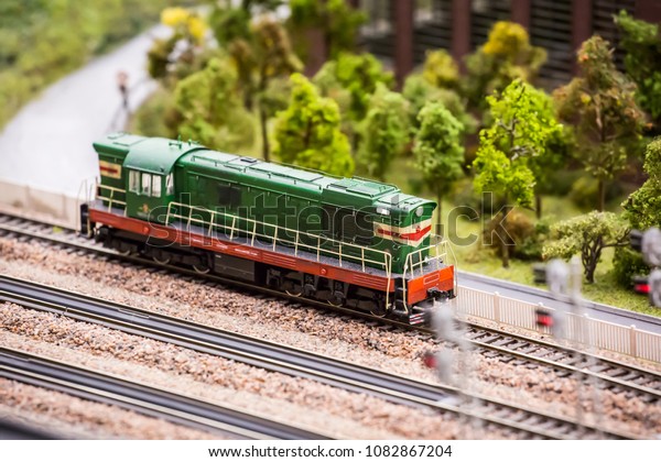 Miniature railway.\
Industrial\
landscape\

