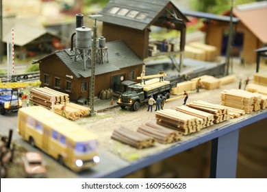 Miniature of Russia. timber processing