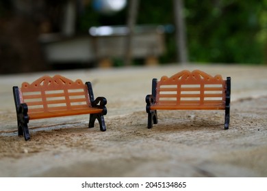 Miniature Sitting Chairs Facing Each Other.