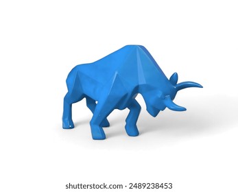 Miniature Statue of blue bull - Powered by Shutterstock