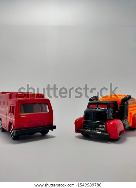 miniature toy 2 small\
cars