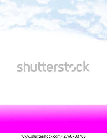Minimal abstract background featuring soft blue sky clouds on top and smooth purple gradient floor at bottom. Clean modern composition with large copy space, perfect for business banner, social media post, website header, presentation background, and creative design projects. Elegant and simple layout suitable for branding, marketing, and digital use.