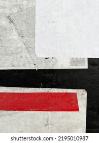 Minimal texture of empty layered urban street posters 