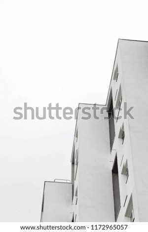 Similar – Image, Stock Photo bare little trees on a roof terrace