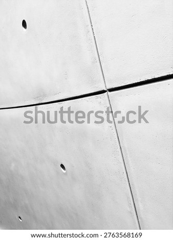 Minimalist architectural background featuring smooth fair-faced concrete with diagonal structural lines and tie holes.