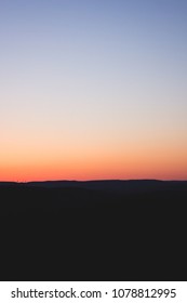 Minimalist gradient sunset background