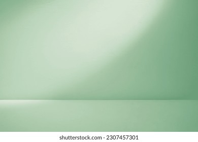 Minimalist room with shadow overlay