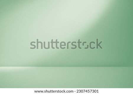Minimalist room with shadow overlay