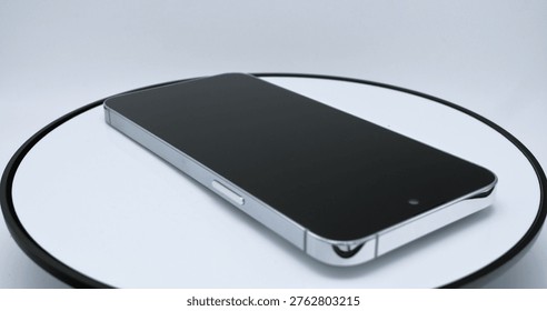 Minimalist Tech Presentation | Device on Isolated White Surface