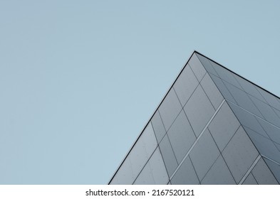 Minimalist Triangular Architecture With Copy Space