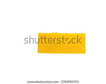 Minimalist yellow rectangle with subtle shadow for modern flat design projects