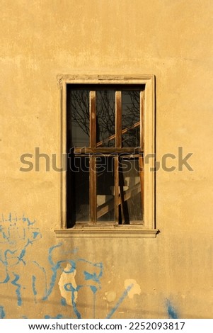 Similar – Sing Sing Hauswand Fenster