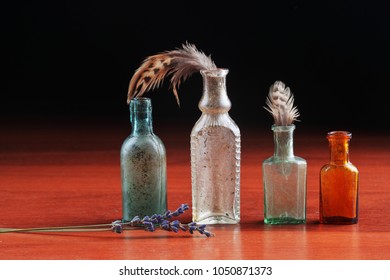 Download Perfume Bottle Feathers High Res Stock Images Shutterstock