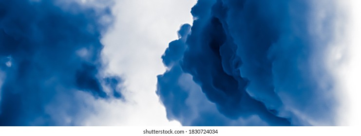 Minimalistic blue cloudy background as abstract backdrop, minimal design and artistic splashes - Shutterstock ID 1830724034