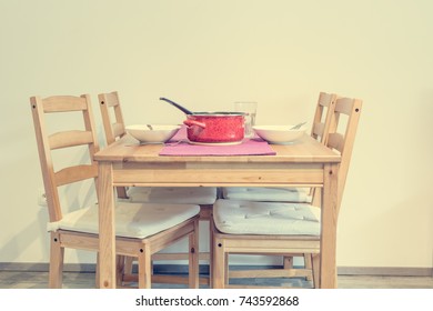 Minimalistic Dinning Table.