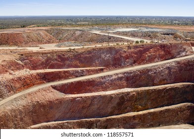 Mining In Australia At The Cobar Mine Site