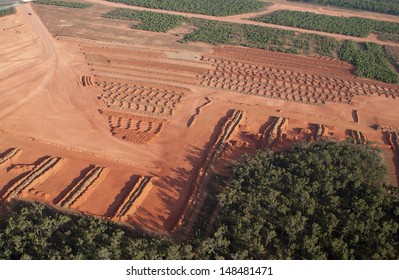 Mining Bauxite At Weipa, Queensland, Australia