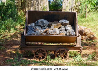 Mining Cart With Stones