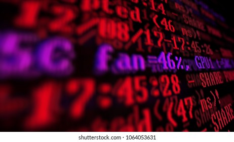 Mining Cryptocurrency process program on display PC. Using Software. Share Found.