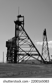 Mining Headframe In Butte Montana