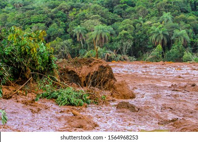 Mining Tailings After Dam Collapse In Brumadinho