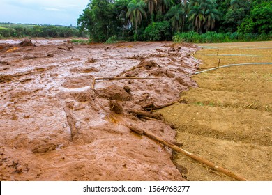 Mining Tailings After Dam Collapse In Brumadinho