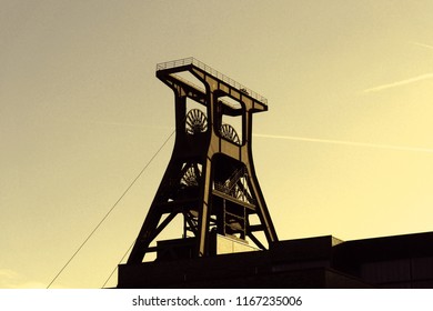 mining tower in the Ruhr region - Shutterstock ID 1167235006