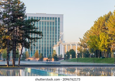 Ministry of Finance building in Tashkent City of Uzbekistan on 17th October 2018