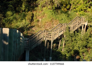 Minneapolis Foot Bridge To Saint Anthony Falls