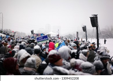 Minneapolis, Minnesota - 2/10/19: Amy Klobuchar Announces 2020 Bid