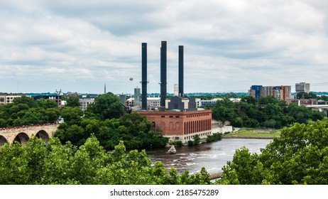 Minneapolis, Minnesota. July 2019: University Of Minnesota Southeast Steamplant