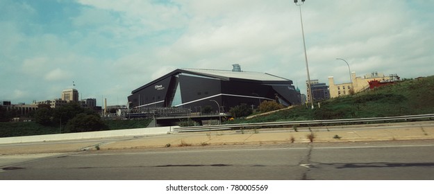 Minneapolis, Minnesota/ United States Of America- August 23, 2017: U.S. Bank Stadium