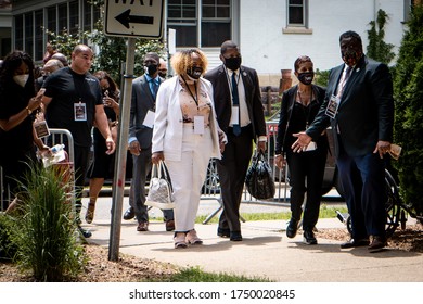 Minneapolis, Minnesota / USA - June 04 2020: Martin Luther King III Arriving For George Floyd Family Memorial Service After Black Lives Matter Minneapolis Protest And Riots